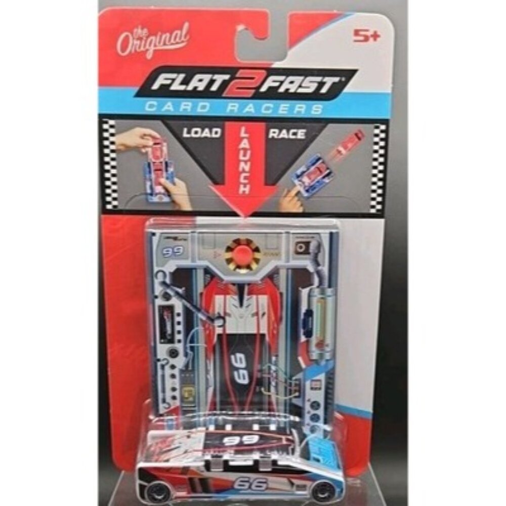 The Original Flat 2 Fast Card Racers Load Launch Race Toy For Ages 5+